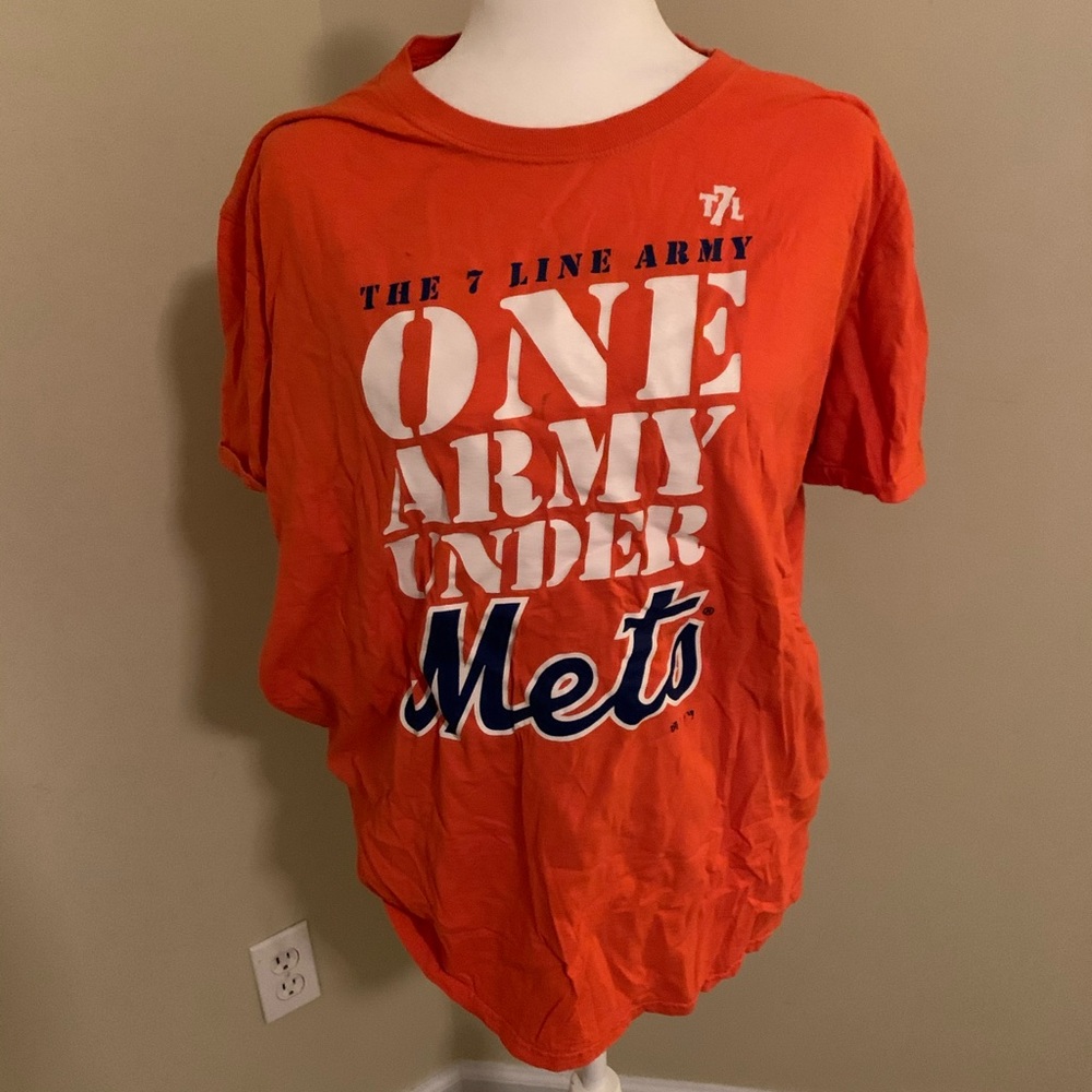 NYMets men’s T-shirt the 7 line army XL